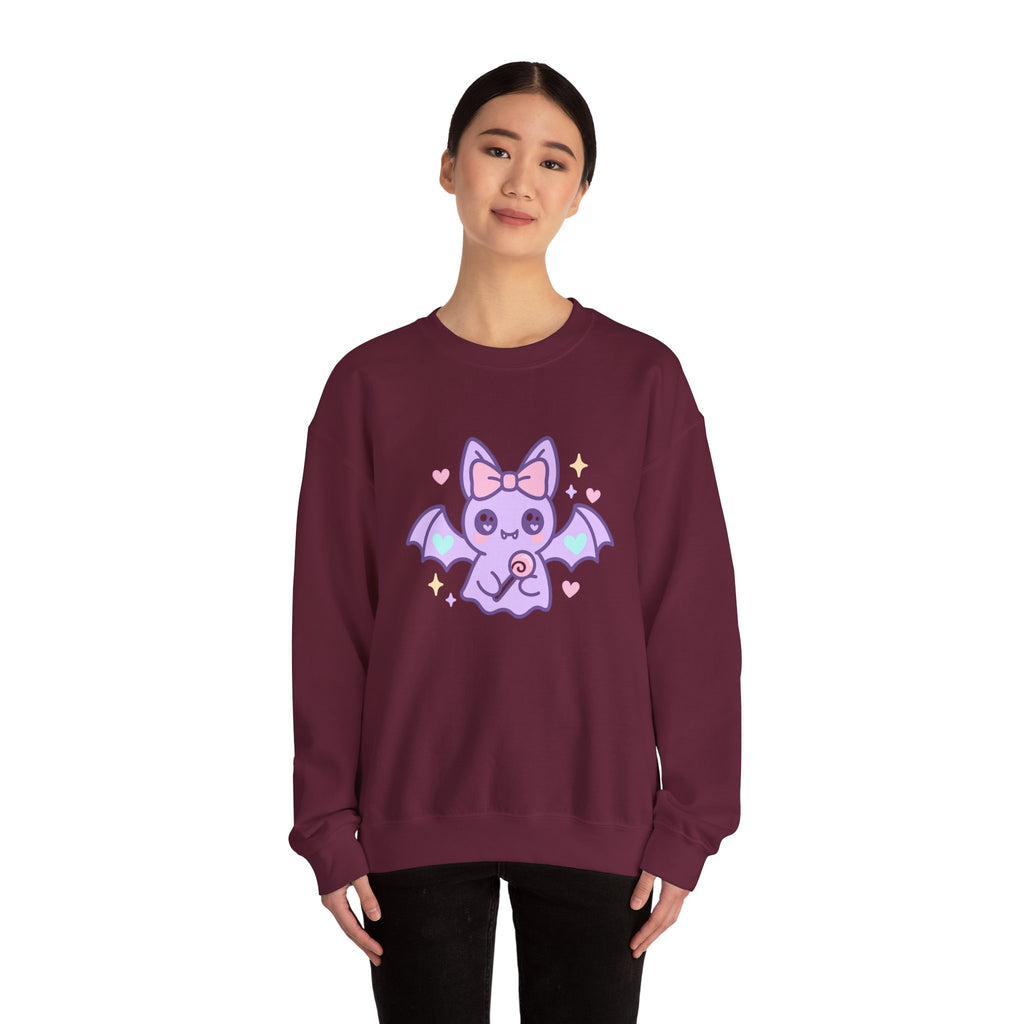 Kawaii Bat Halloween Sweatshirt