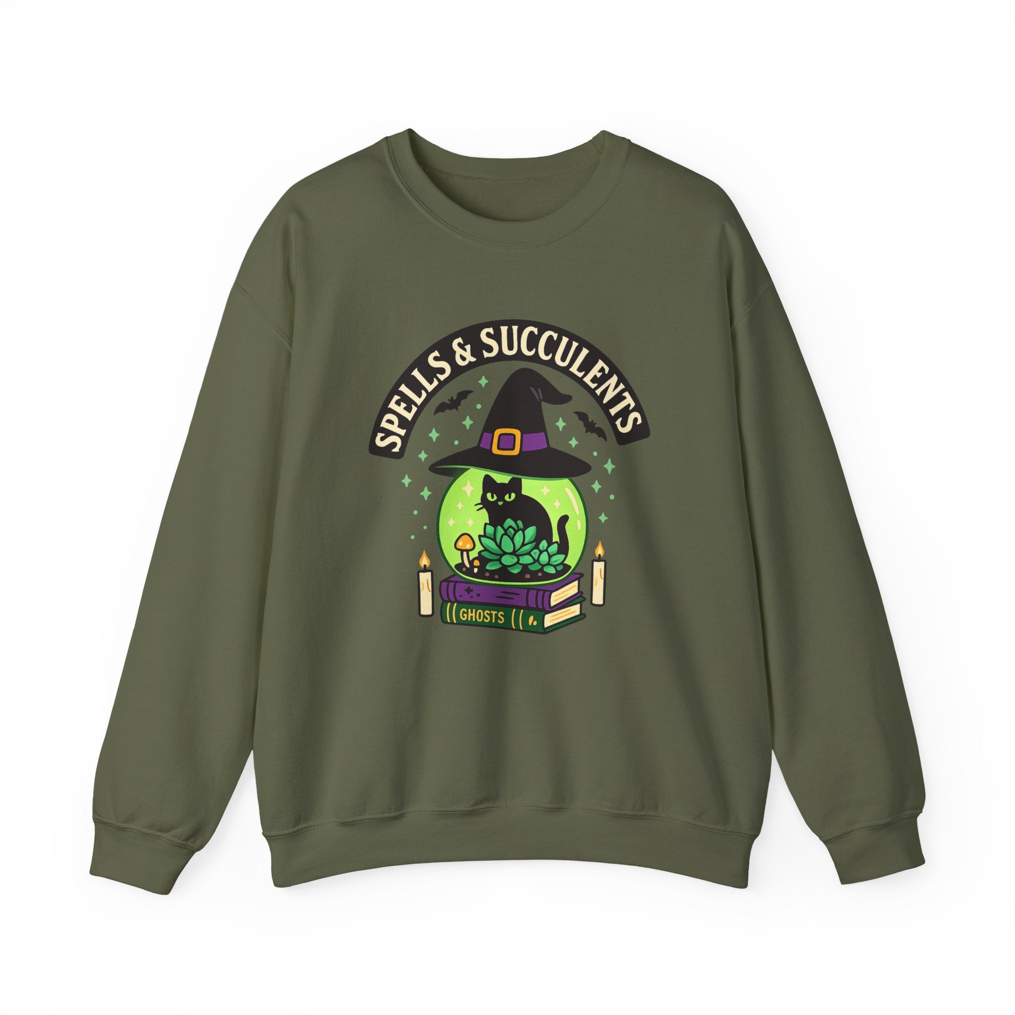 Witch's Hat and Succulent Magic Sweatshirt