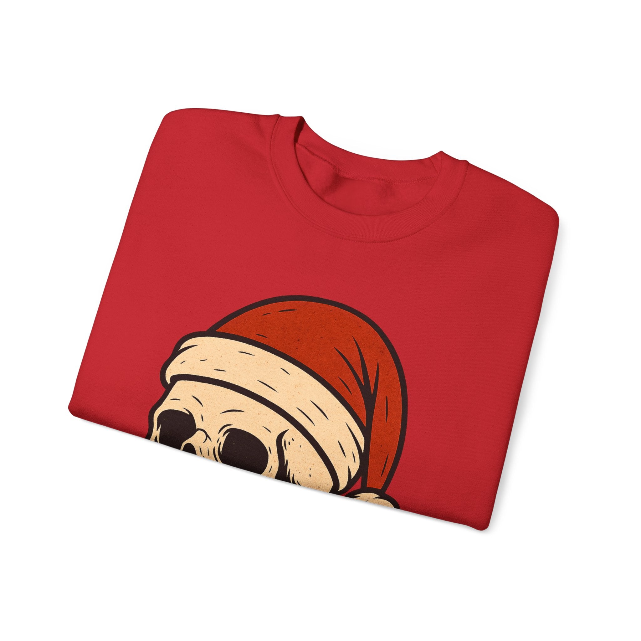 Skull with Santa Hat Sweatshirt