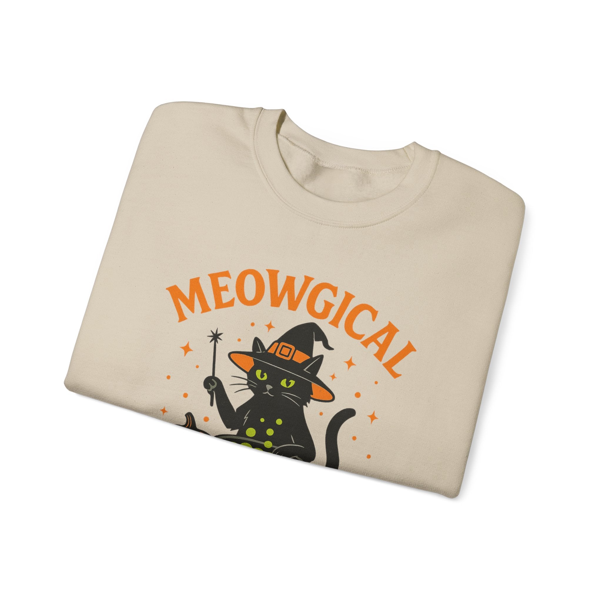 Meowgical Cat Cauldron Sweatshirt