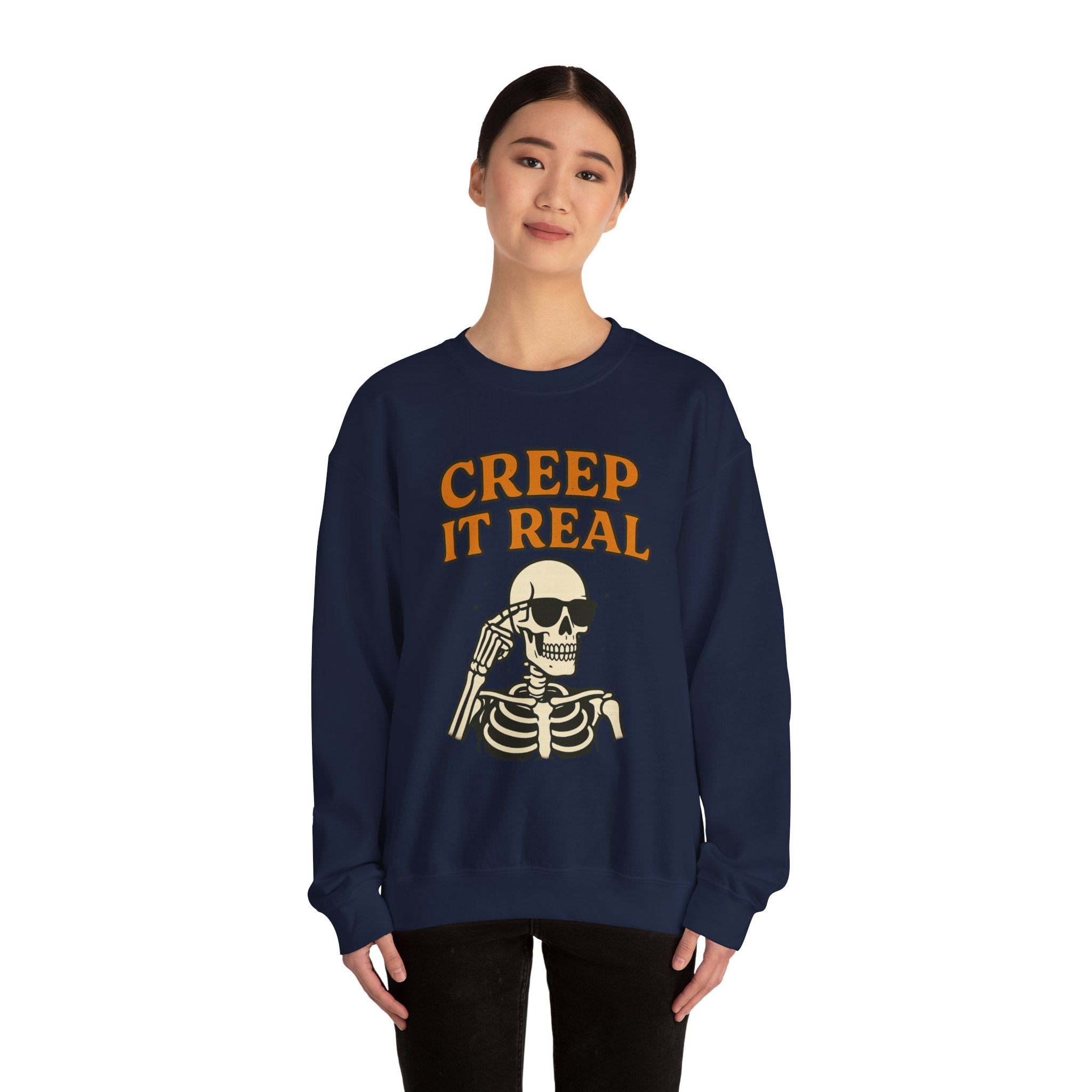 Skeleton Style Halloween Sweatshirt