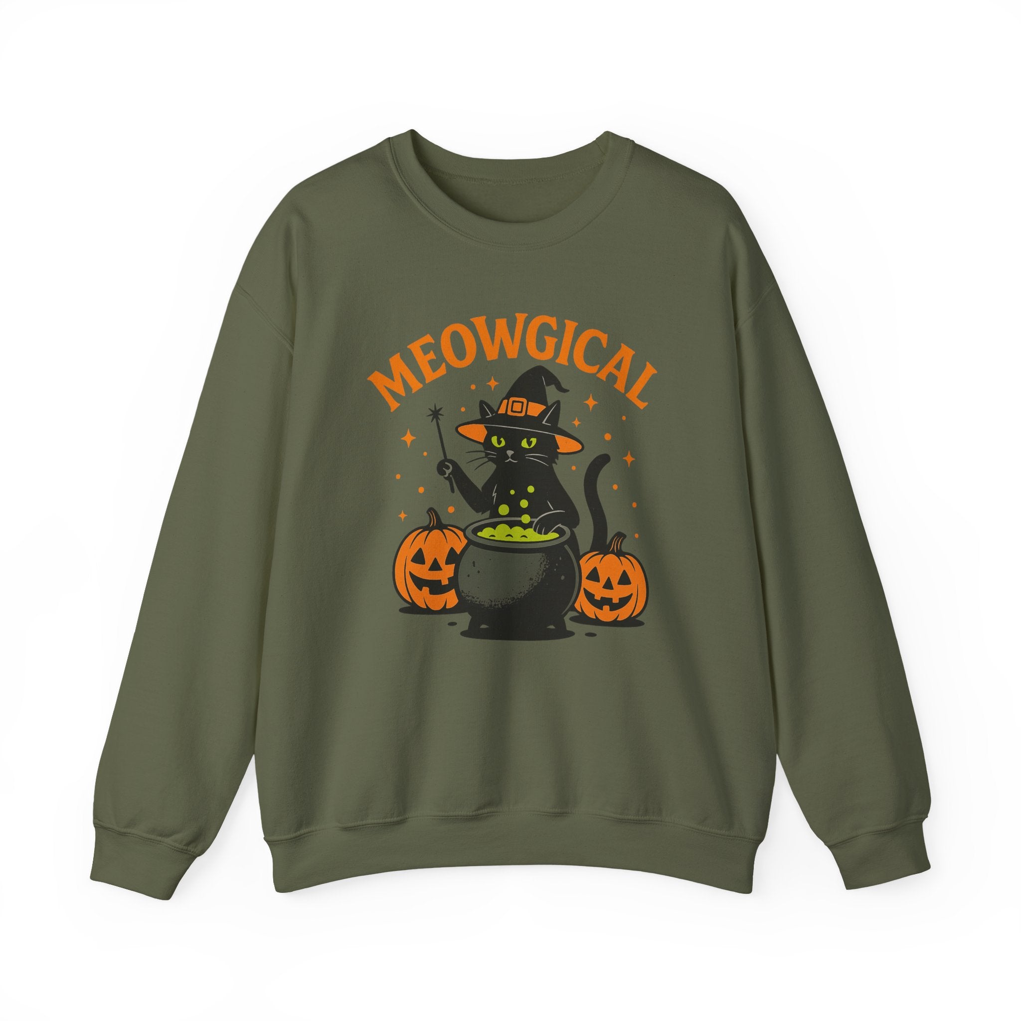 Meowgical Cat Cauldron Sweatshirt