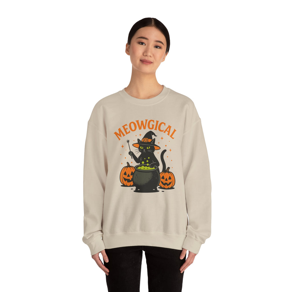 Meowgical Cat Cauldron Sweatshirt