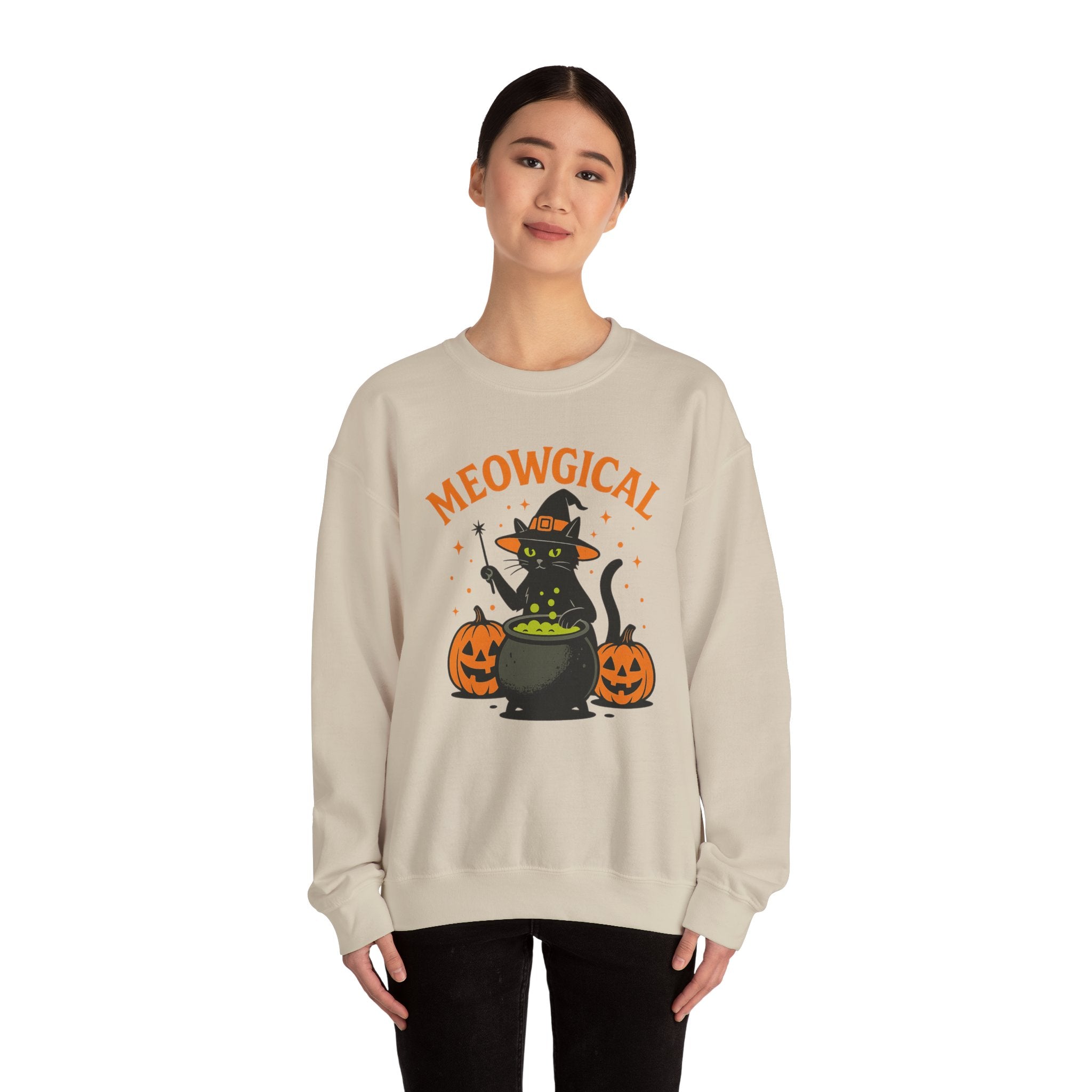 Meowgical Cat Cauldron Sweatshirt