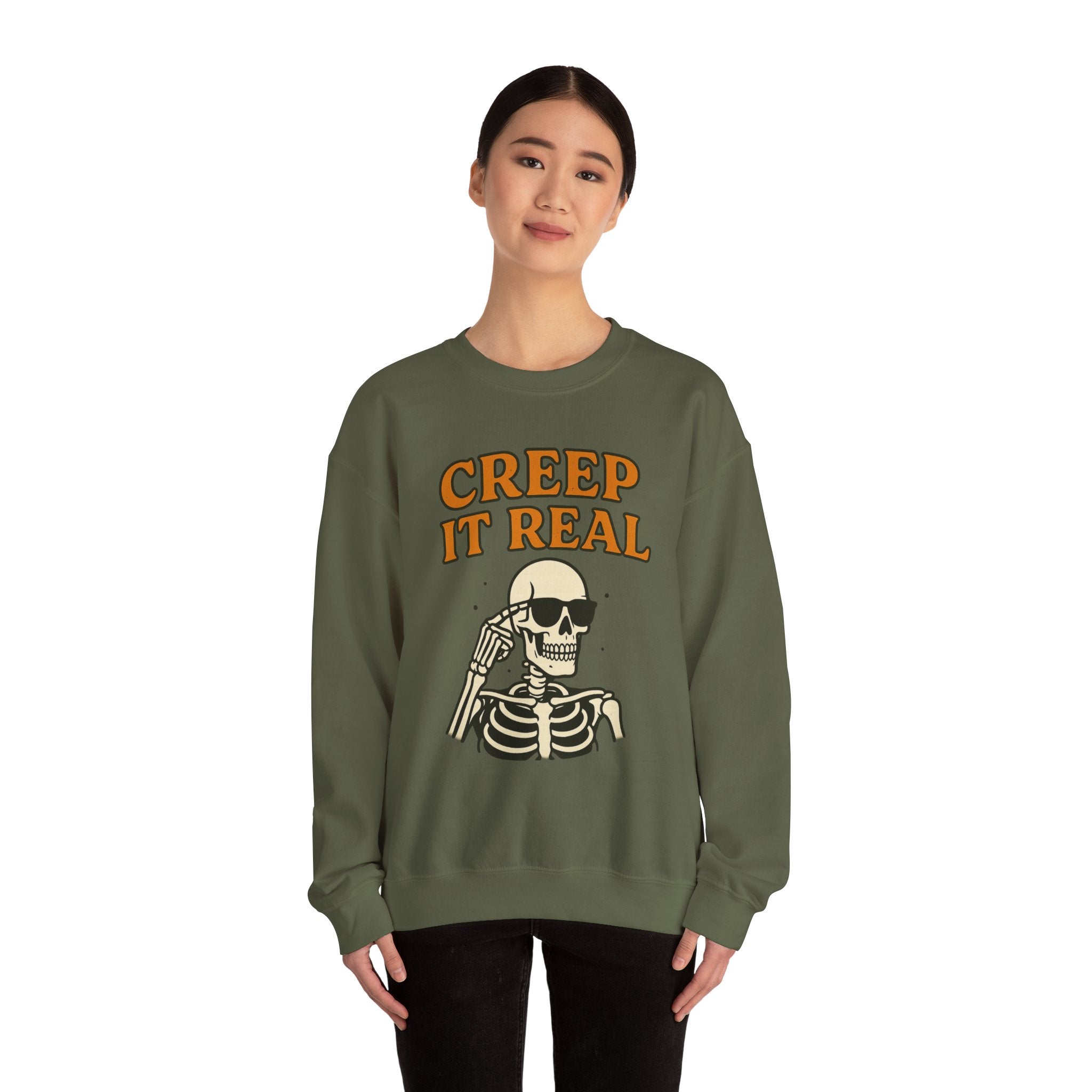 Skeleton Style Halloween Sweatshirt
