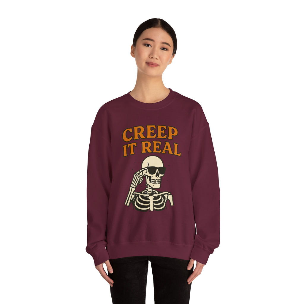 Skeleton Style Halloween Sweatshirt