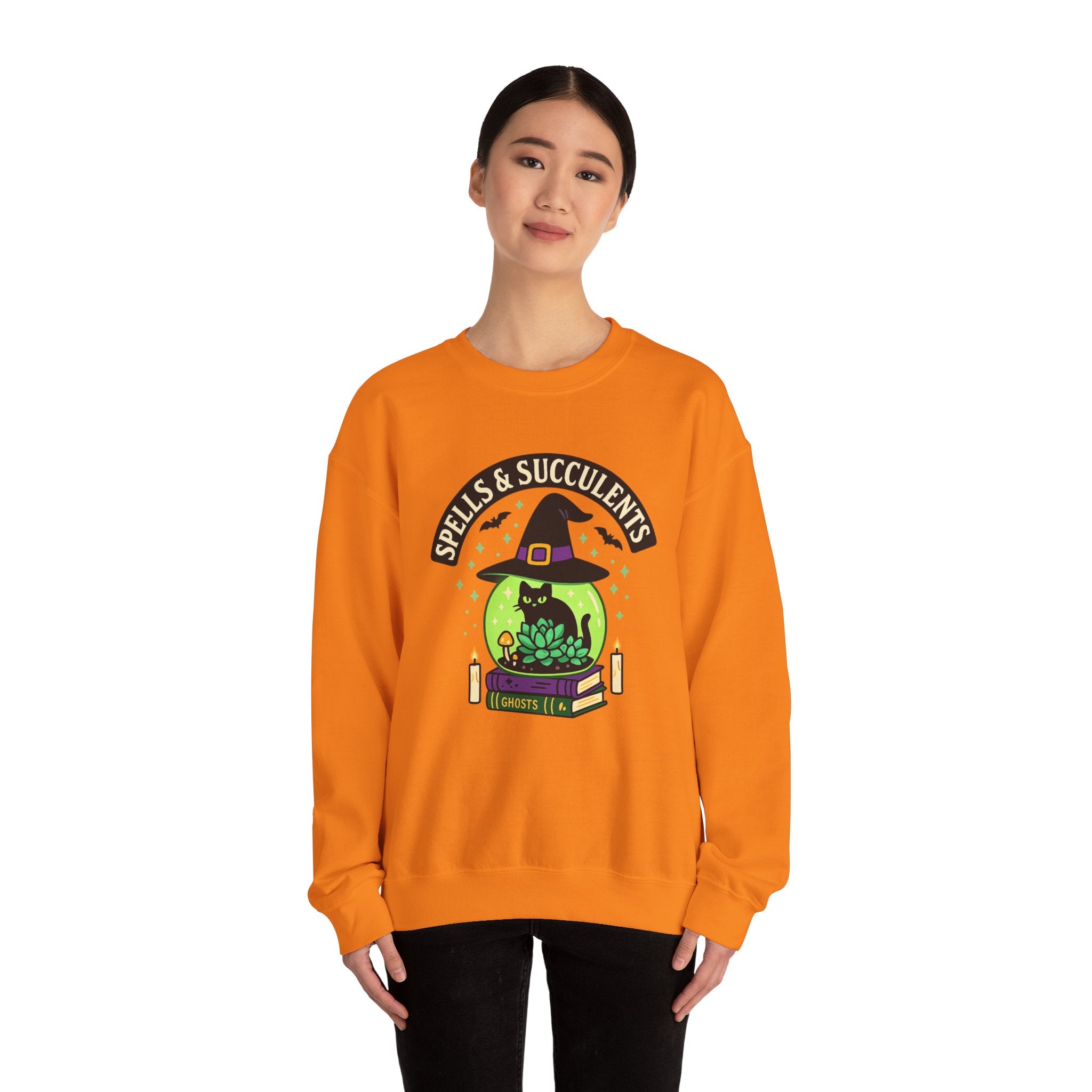 Witch's Hat and Succulent Magic Sweatshirt