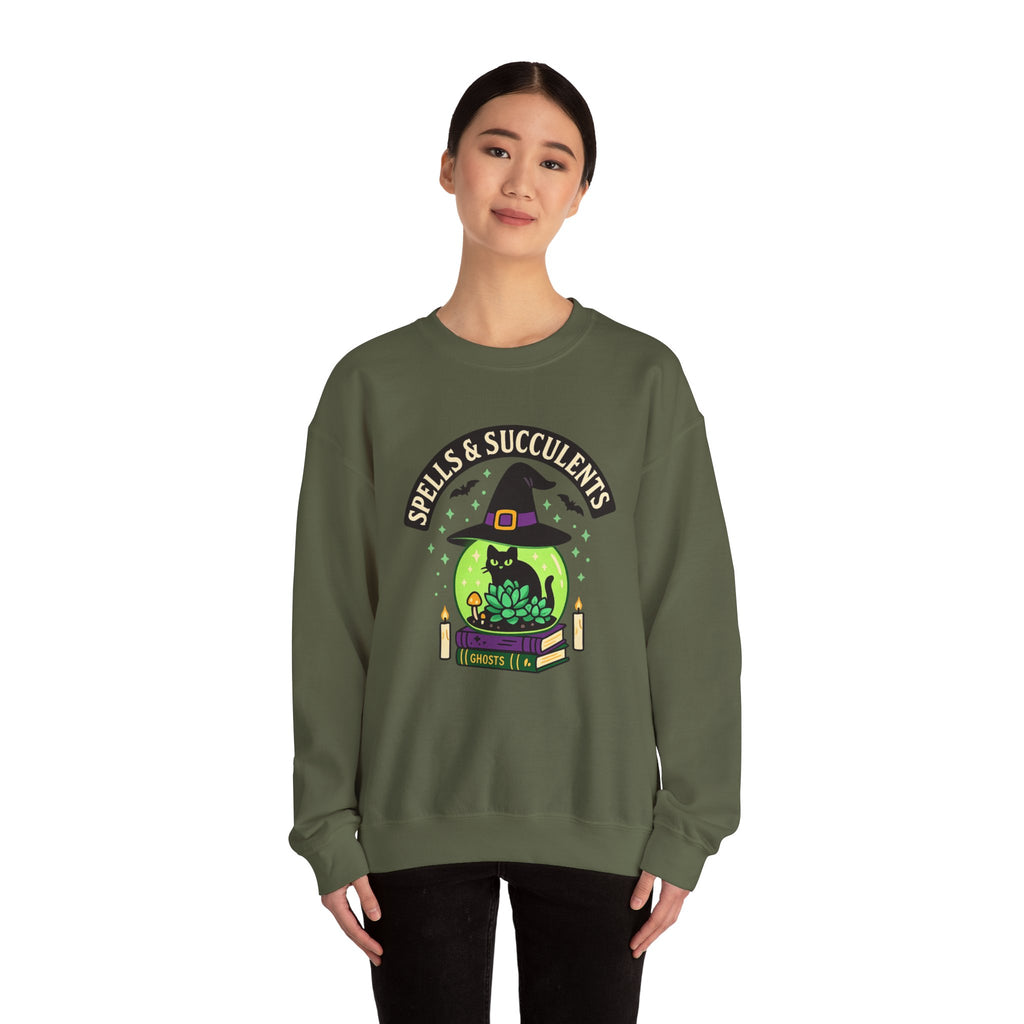 Witch's Hat and Succulent Magic Sweatshirt