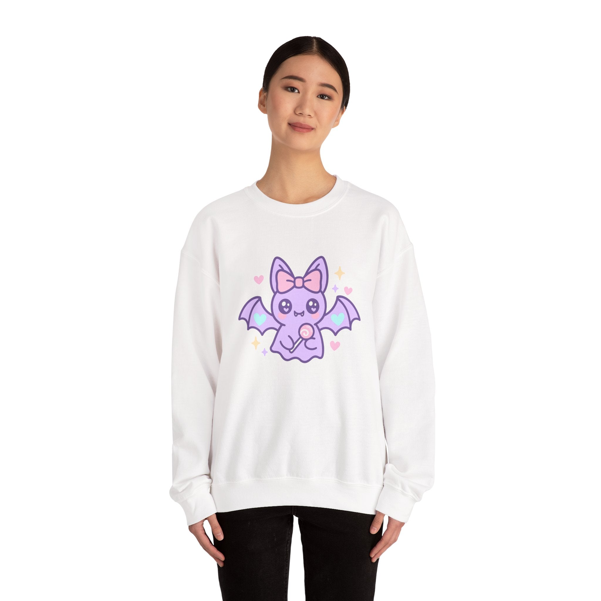Kawaii Bat Halloween Sweatshirt