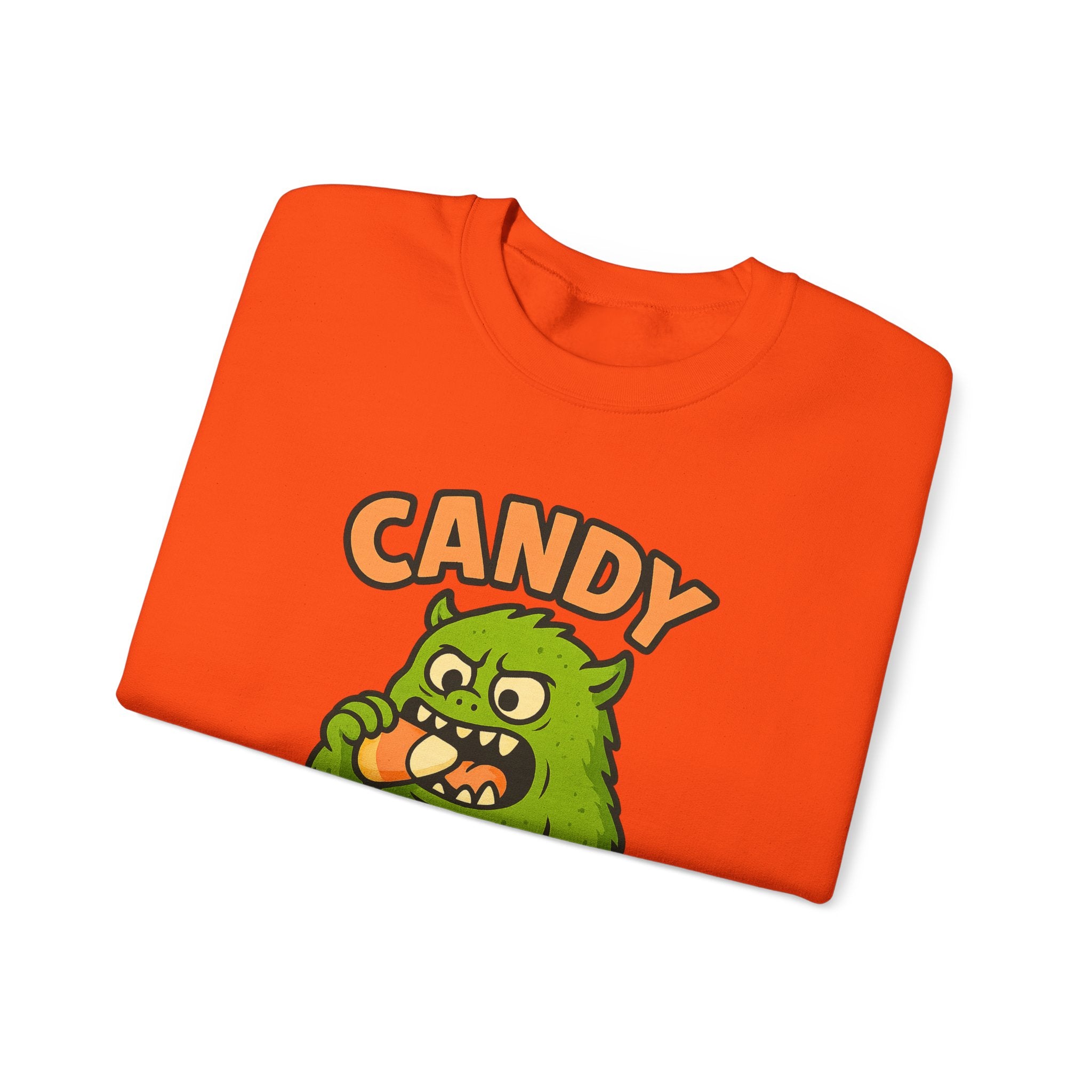 Candy Corn Monster Munching Delight Sweatshirt