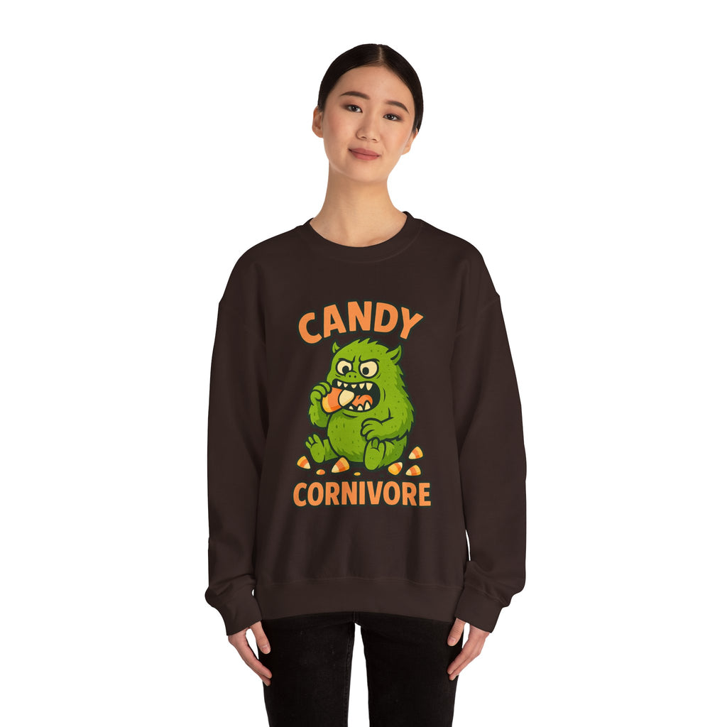 Candy Corn Monster Munching Delight Sweatshirt