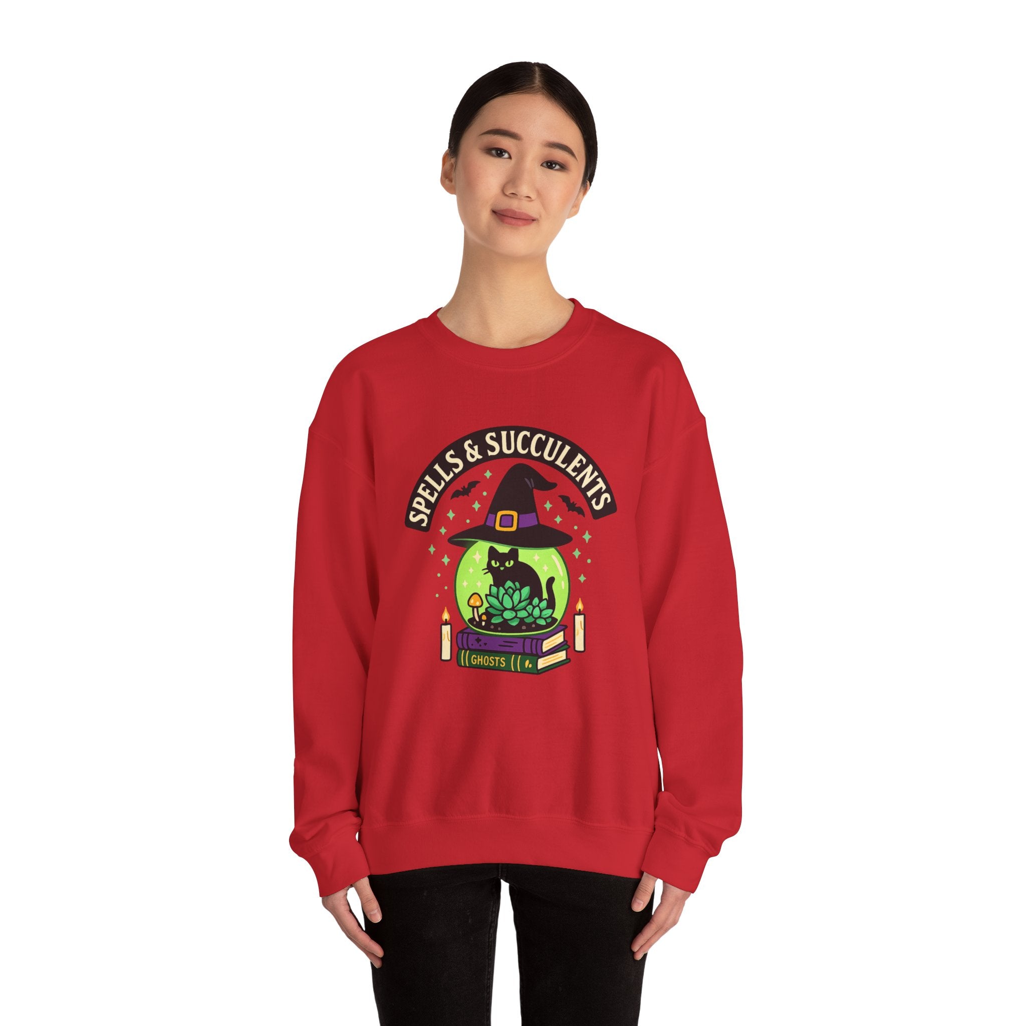 Witch's Hat and Succulent Magic Sweatshirt
