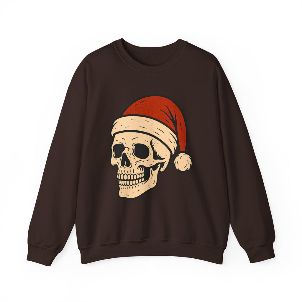 Skull with Santa Hat Sweatshirt