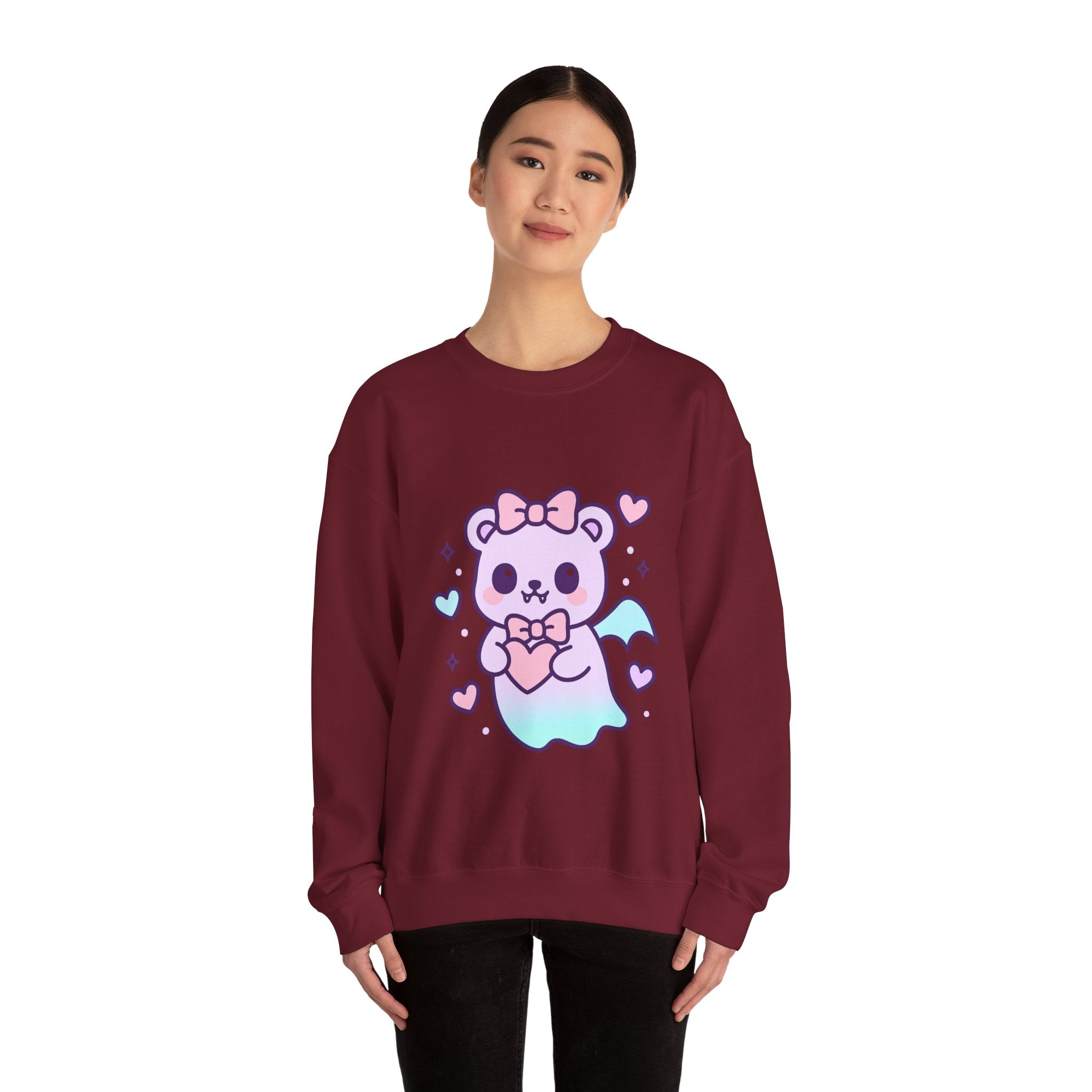 Kawaii Ghost Bear Sweatshirt