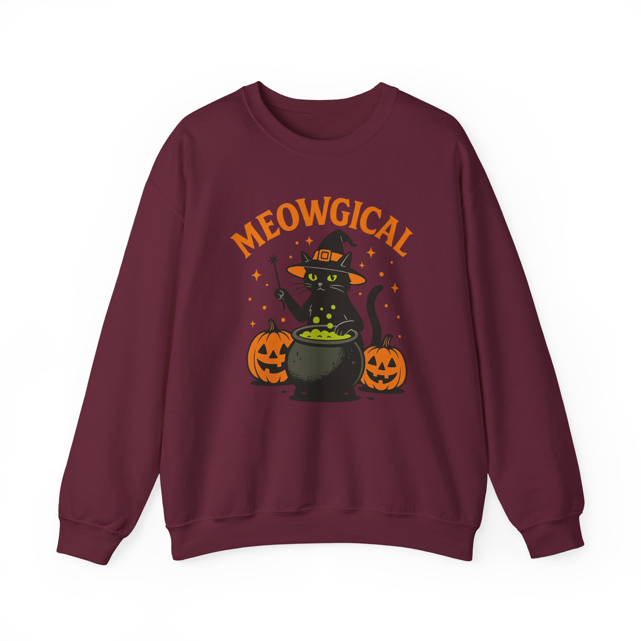 Meowgical Cat Cauldron Sweatshirt