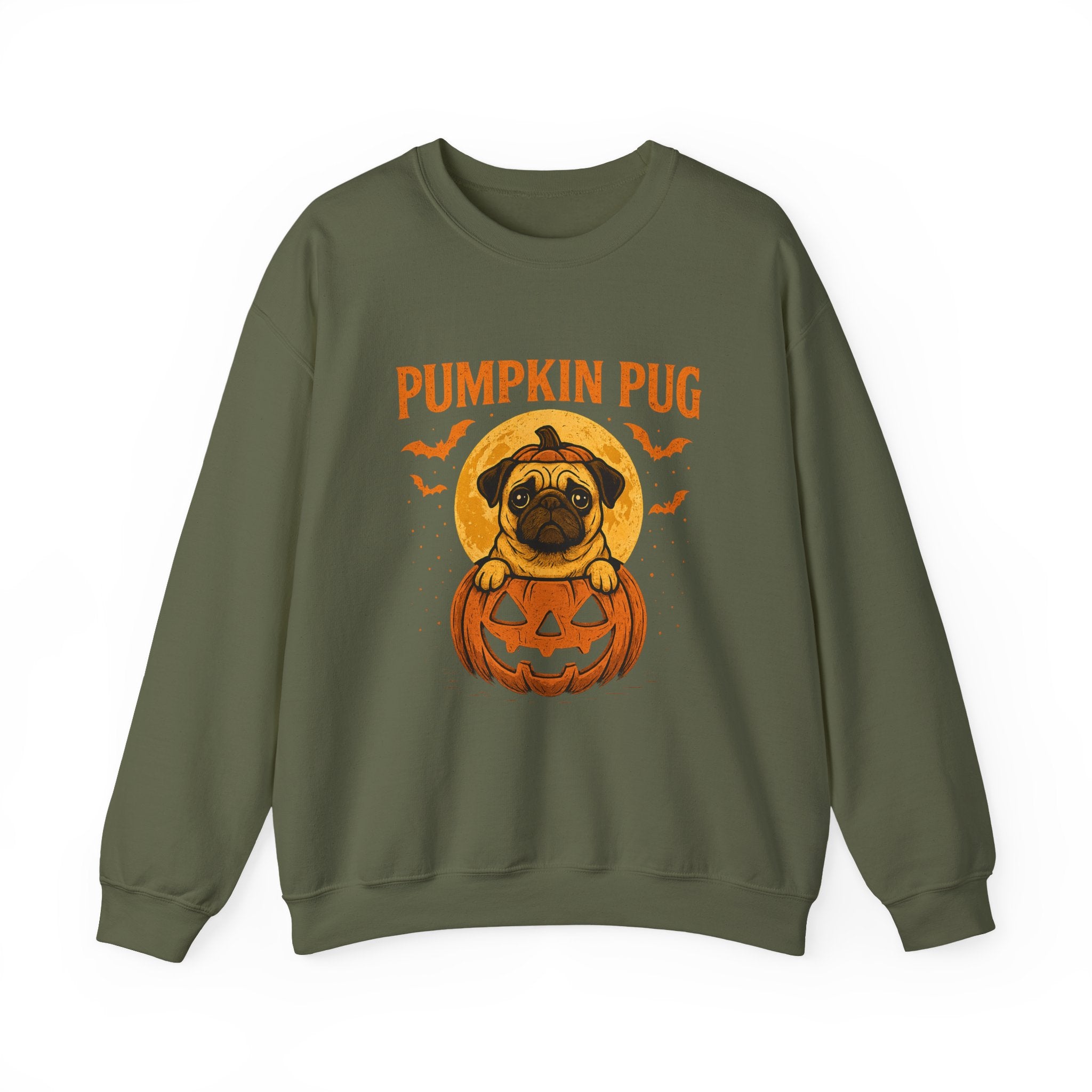 Pug Pumpkin Night Dog Sweatshirt