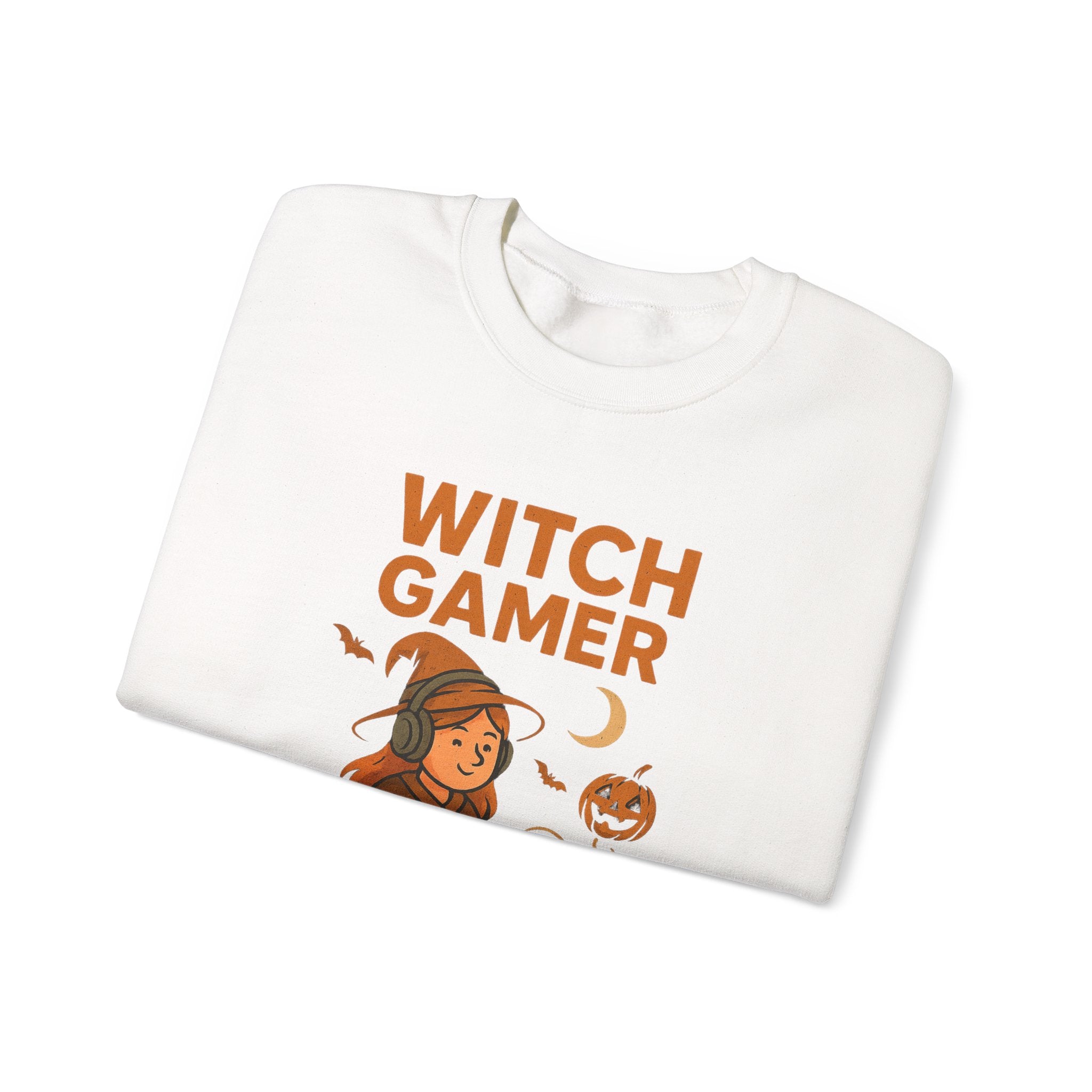 Witch Gamer Halloween Sweatshirt