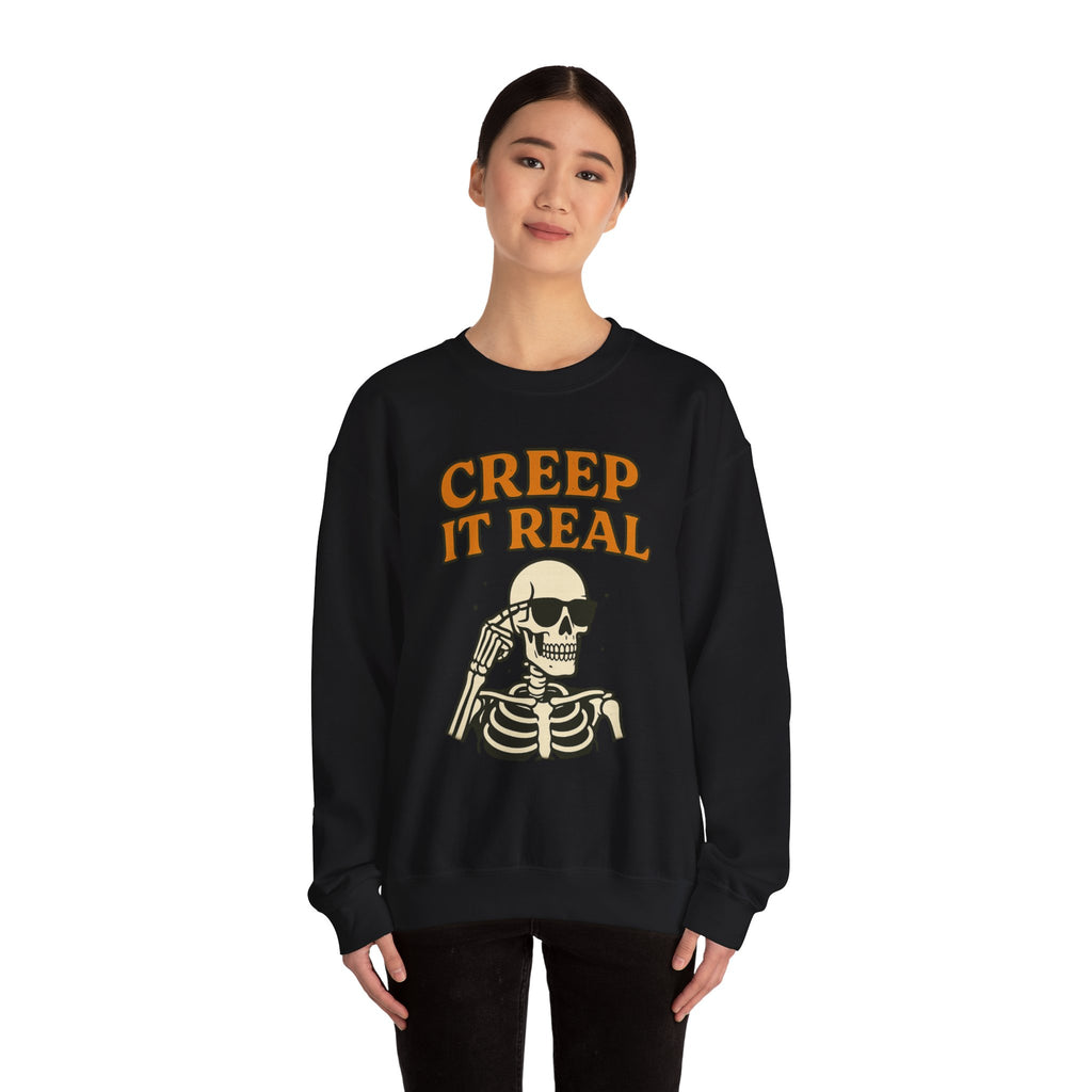 Skeleton Style Halloween Sweatshirt