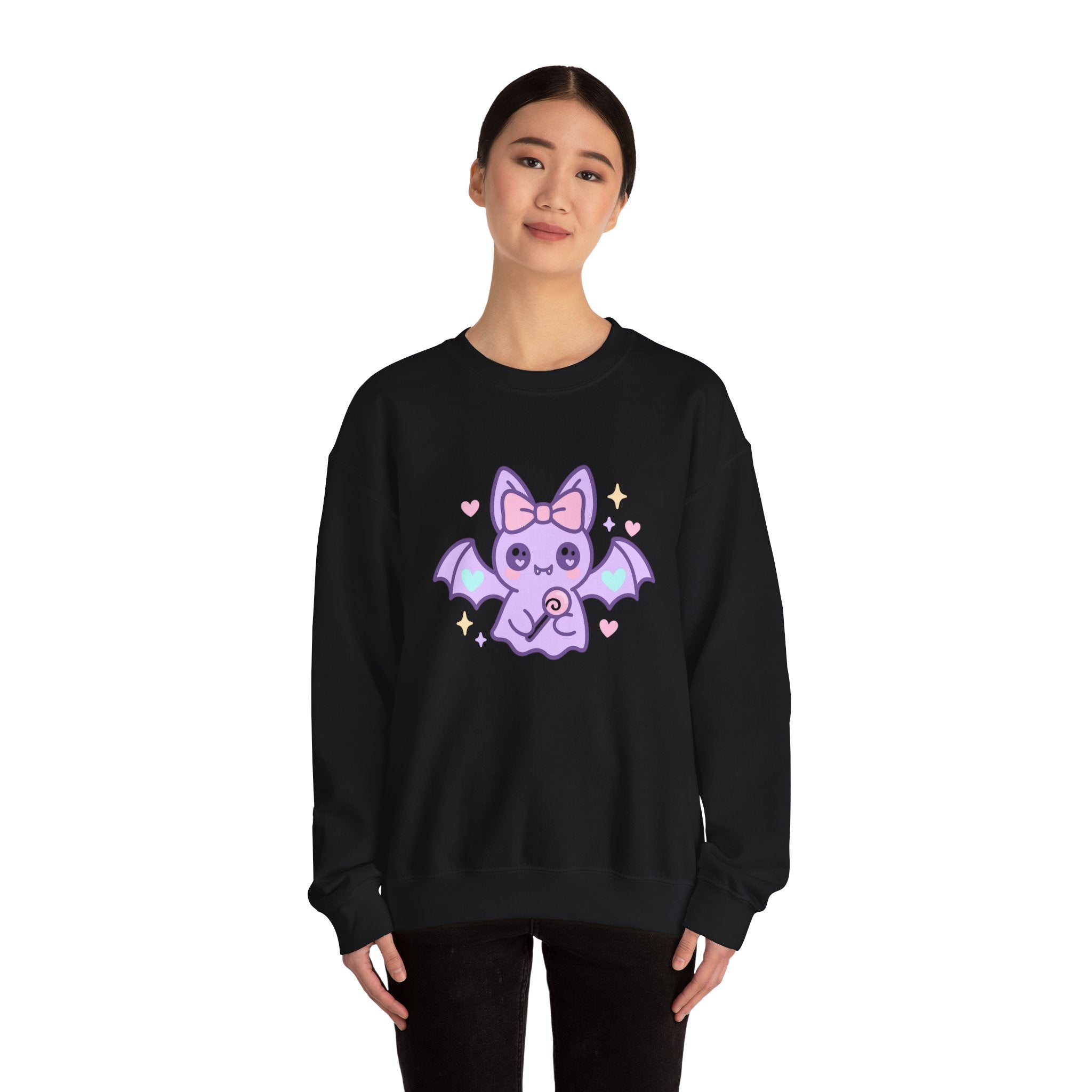 Kawaii Bat Halloween Sweatshirt