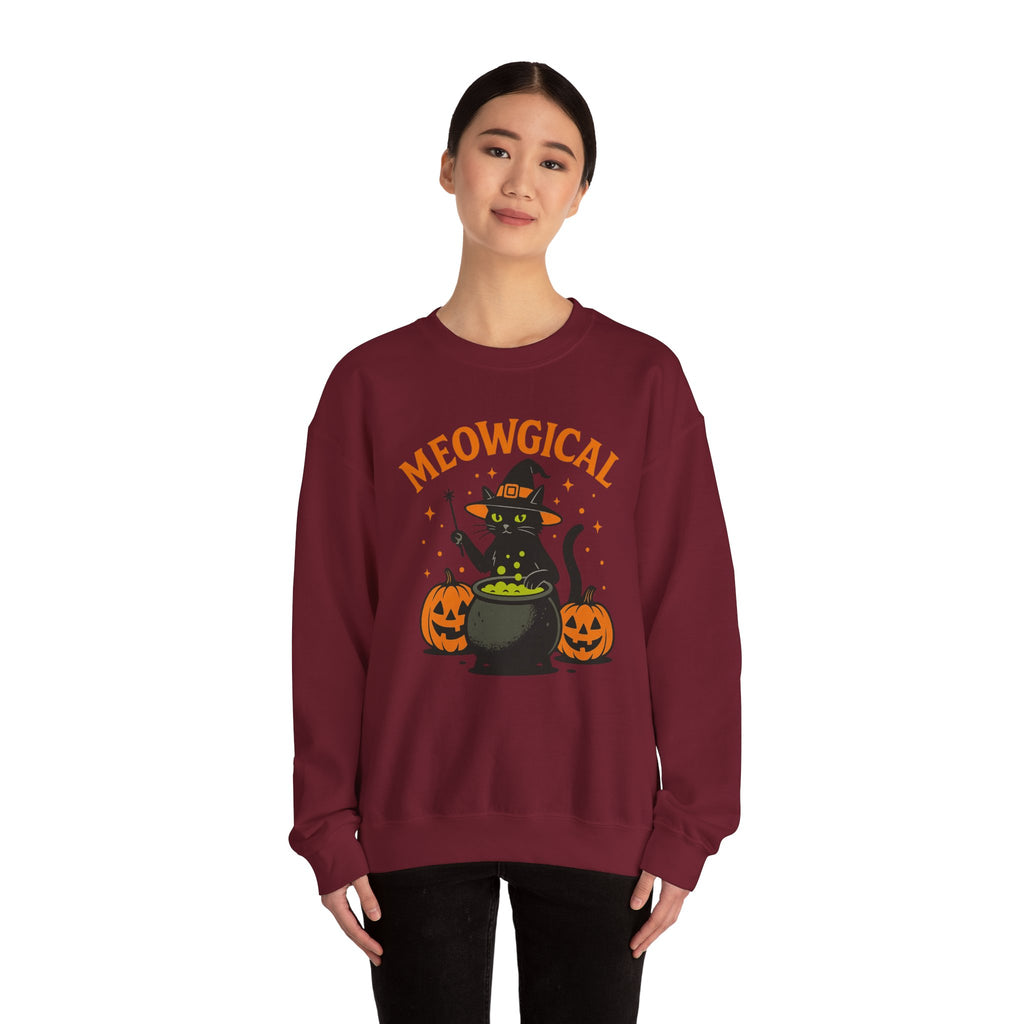 Meowgical Cat Cauldron Sweatshirt