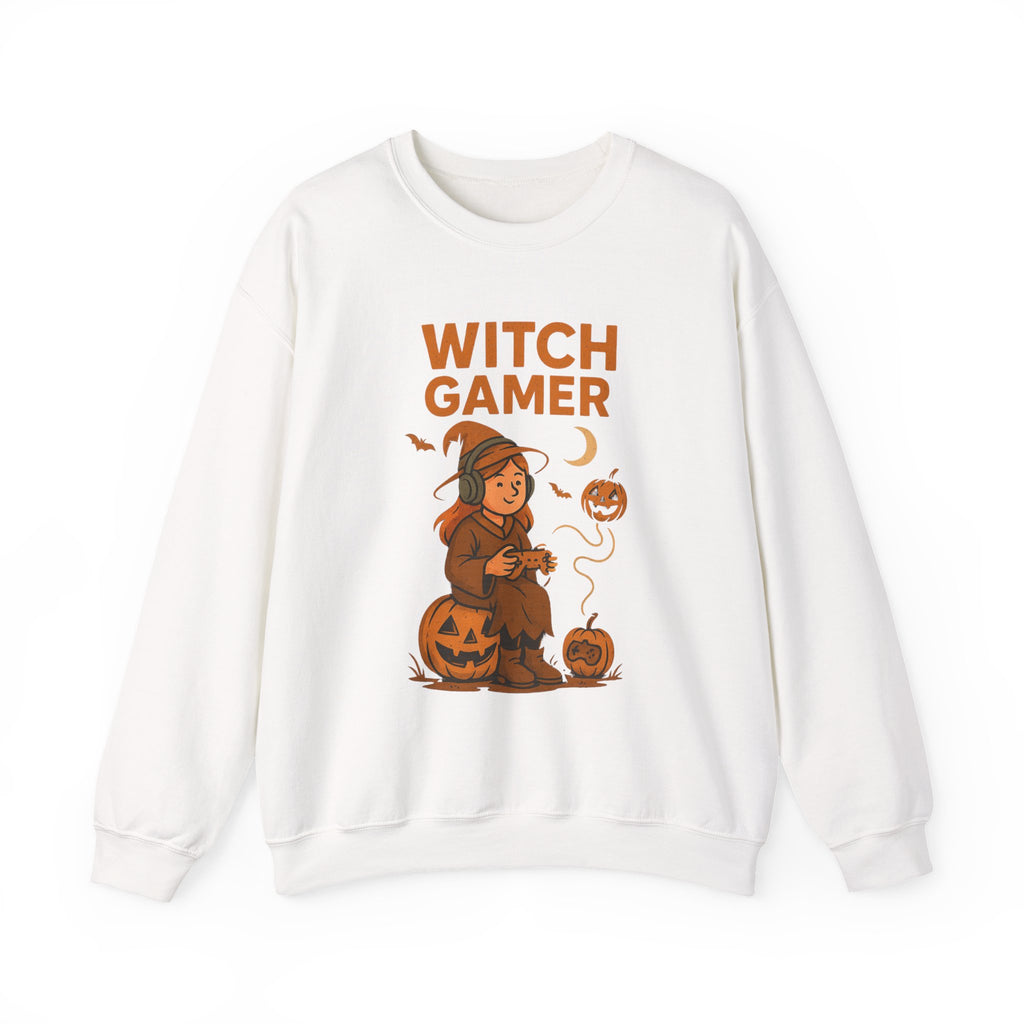 Witch Gamer Halloween Sweatshirt