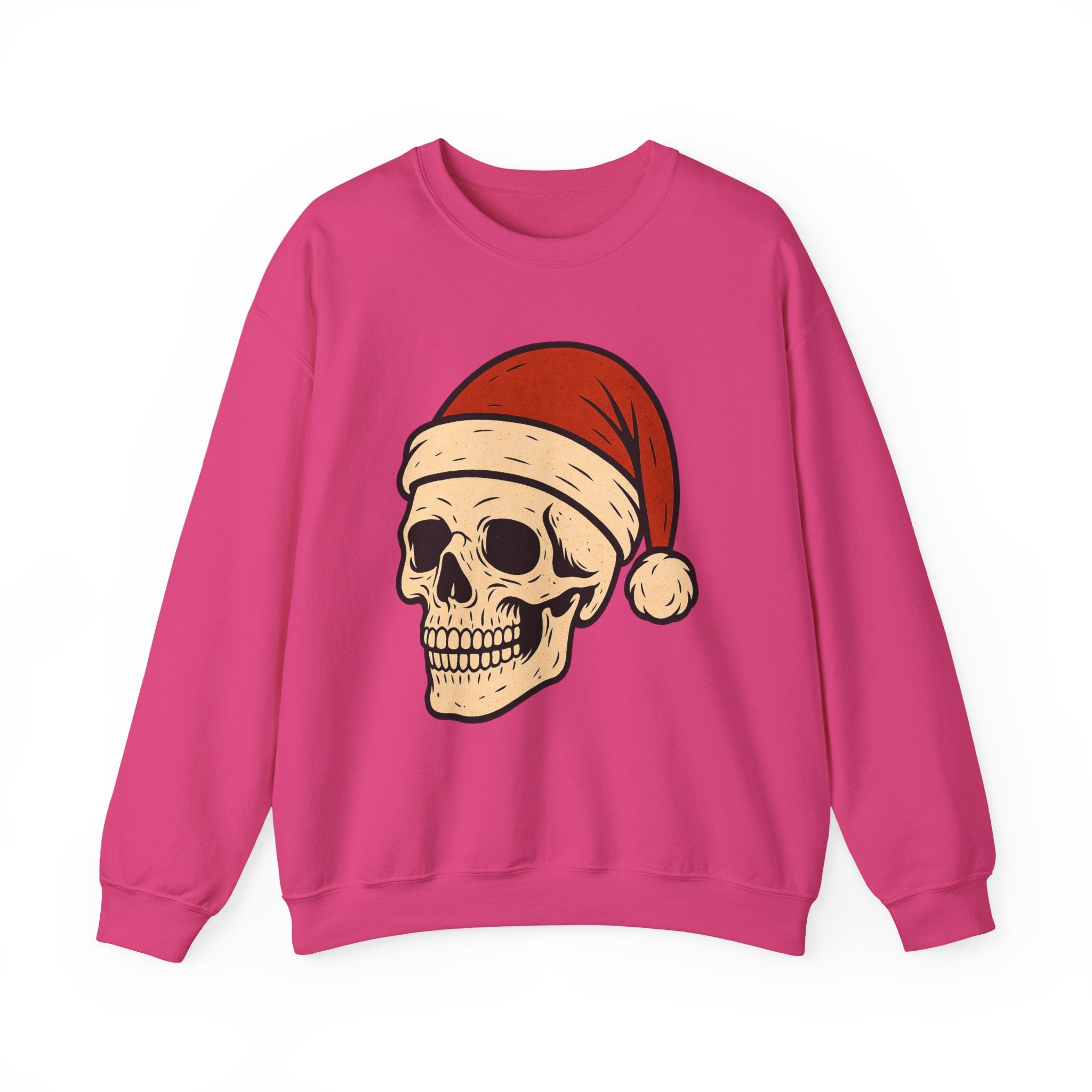 Skull with Santa Hat Sweatshirt