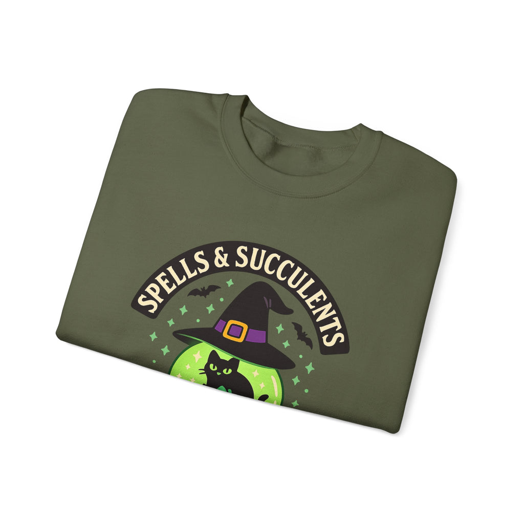 Witch's Hat and Succulent Magic Sweatshirt