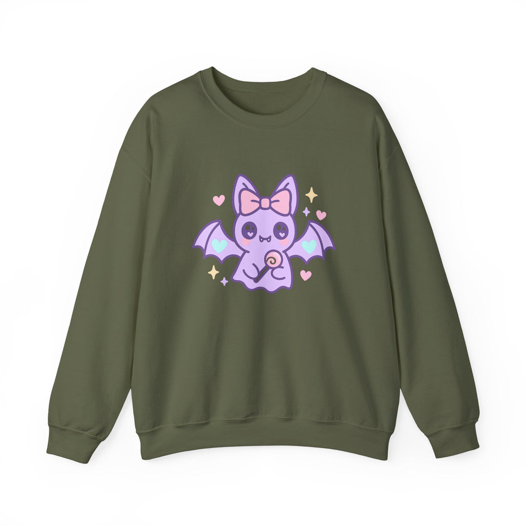 Kawaii Bat Halloween Sweatshirt