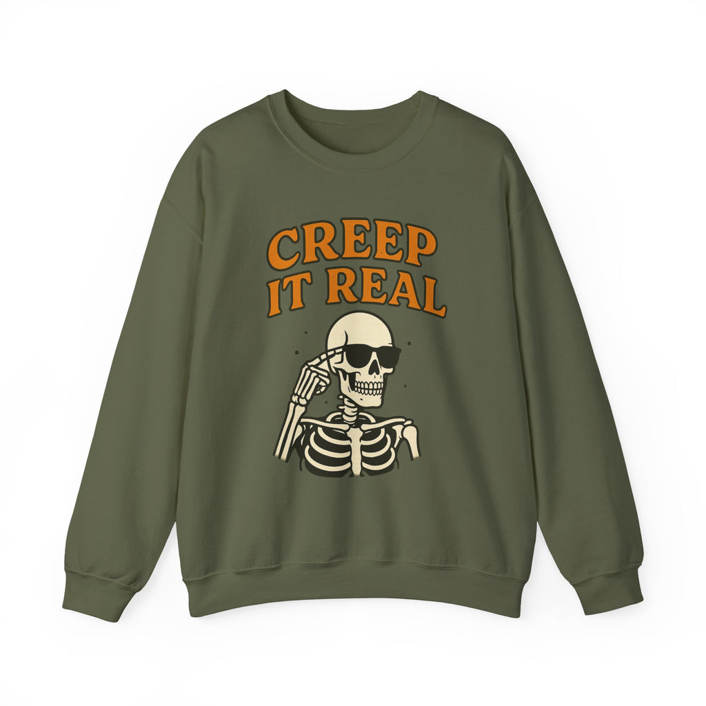 Skeleton Style Halloween Sweatshirt