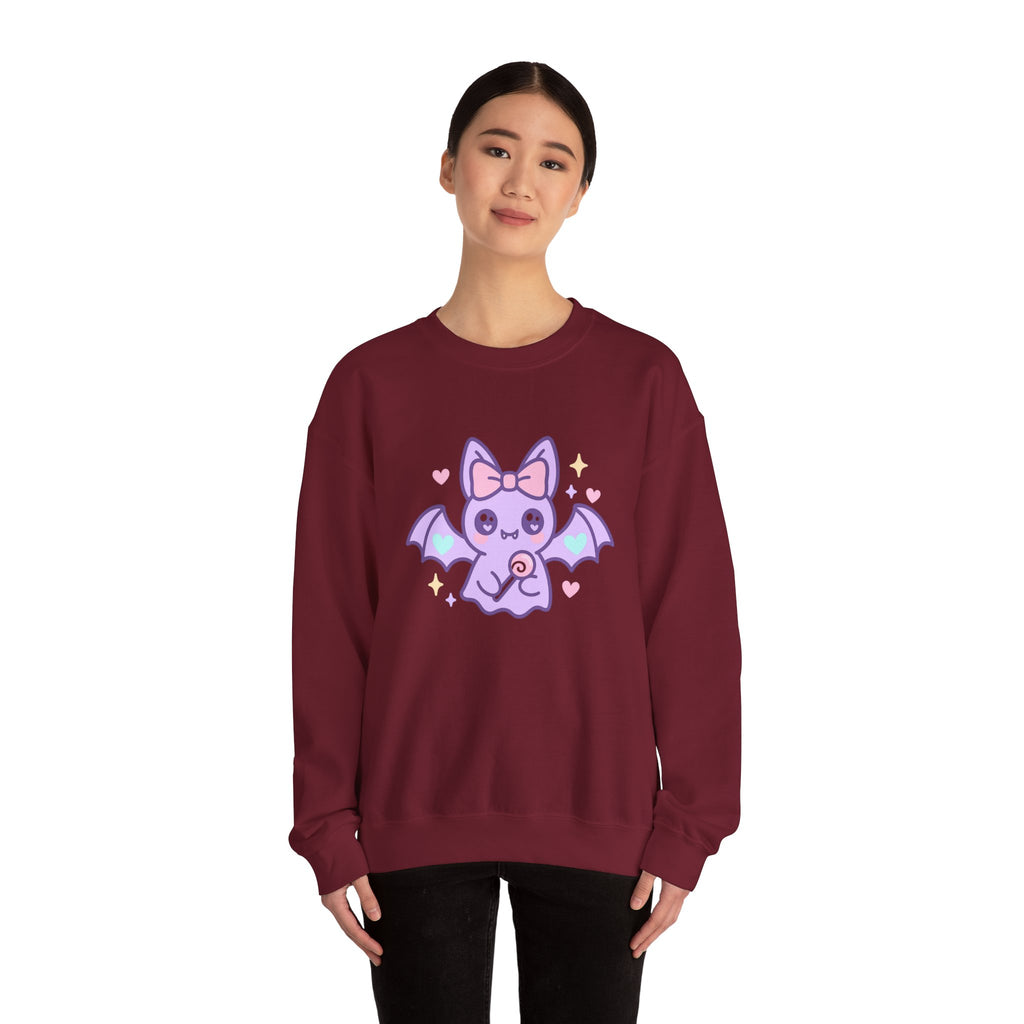 Kawaii Bat Halloween Sweatshirt