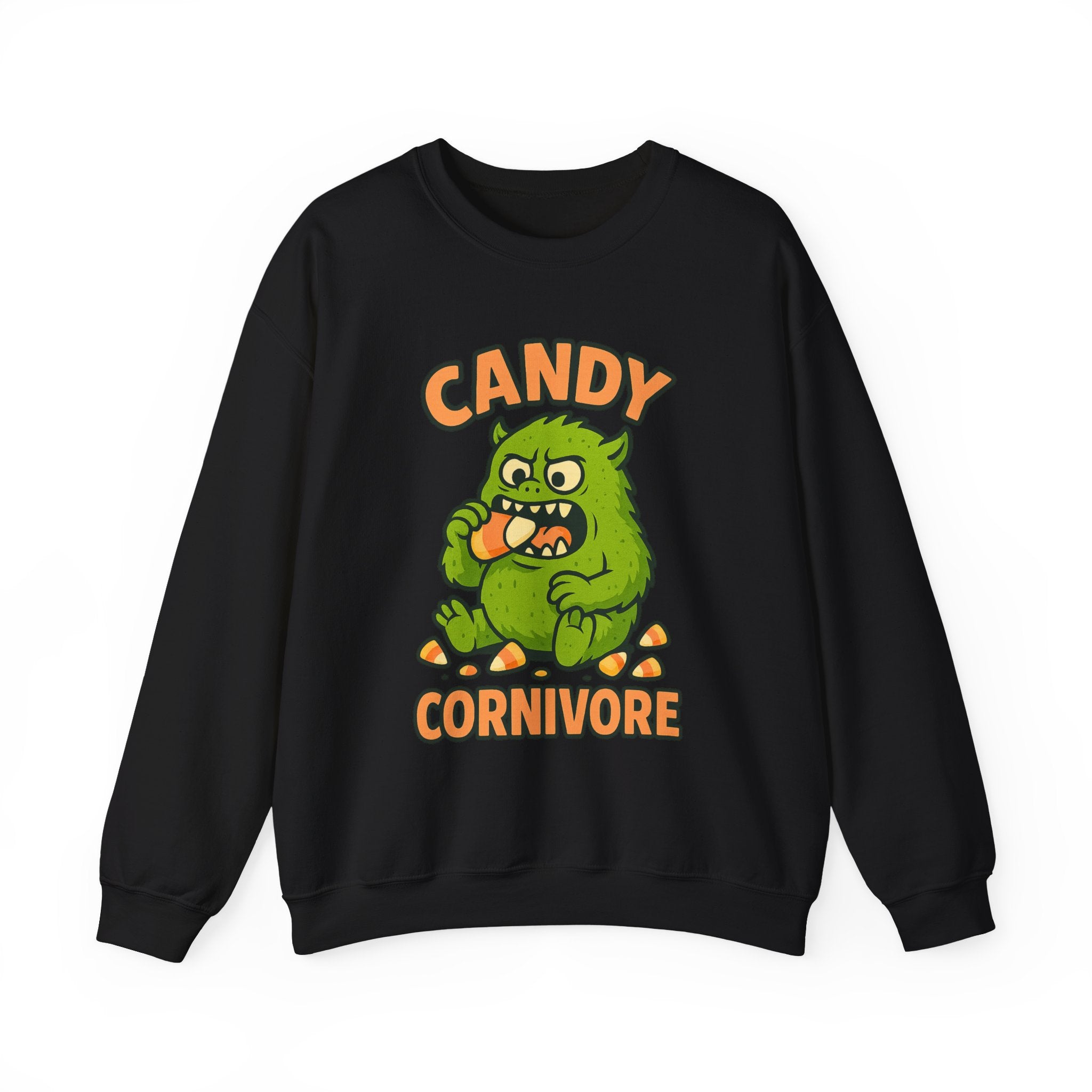 Candy Corn Monster Munching Delight Sweatshirt