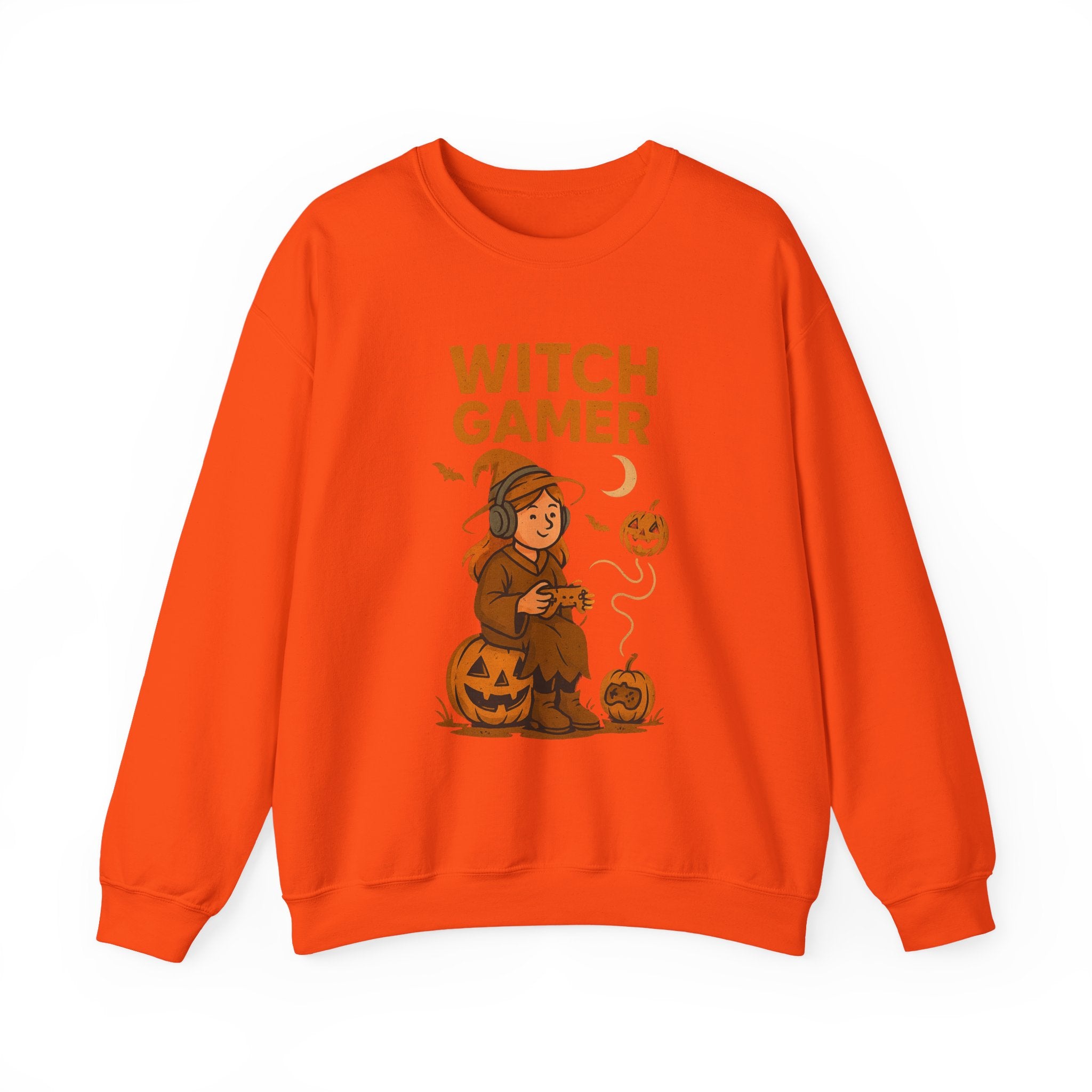Witch Gamer Halloween Sweatshirt