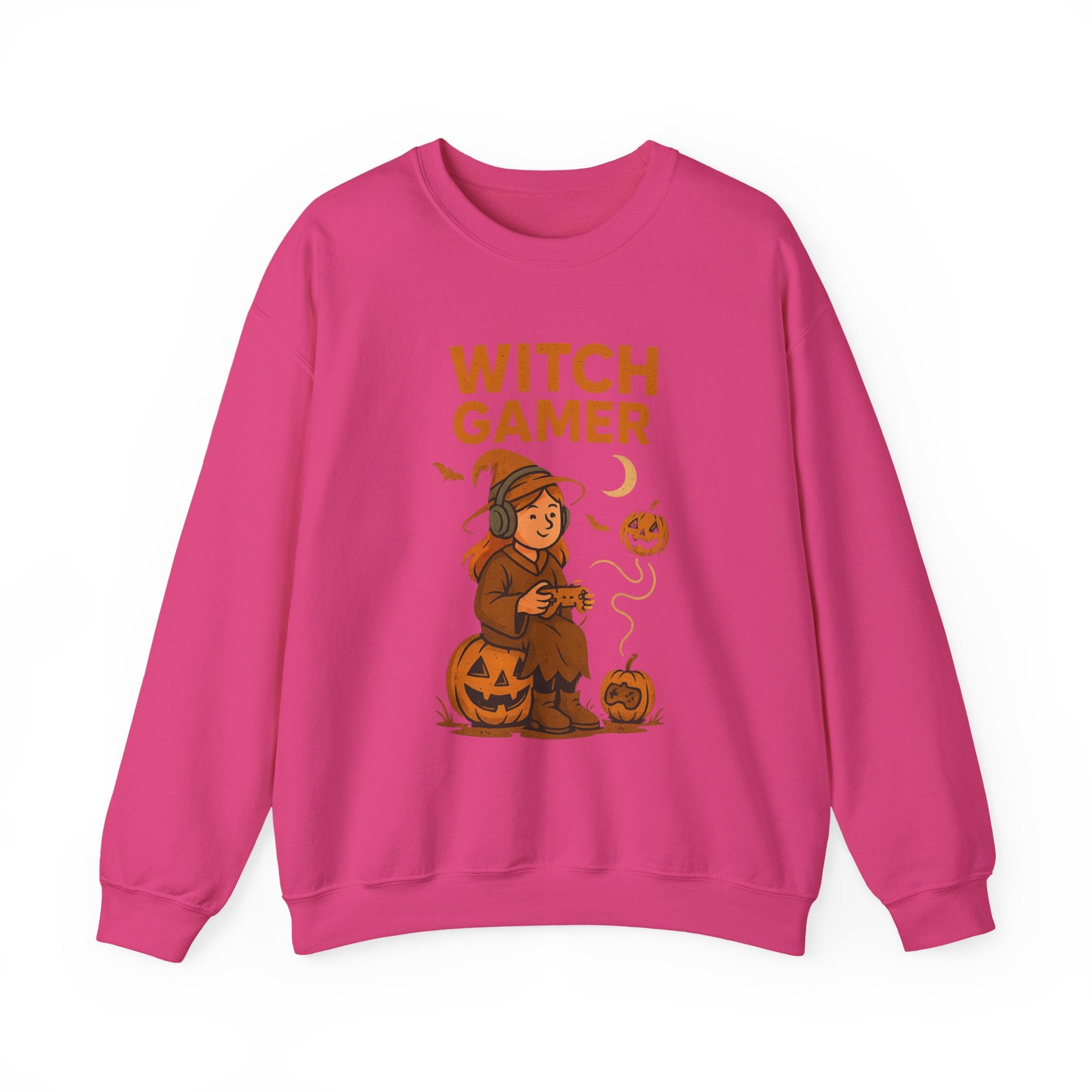 Witch Gamer Halloween Sweatshirt