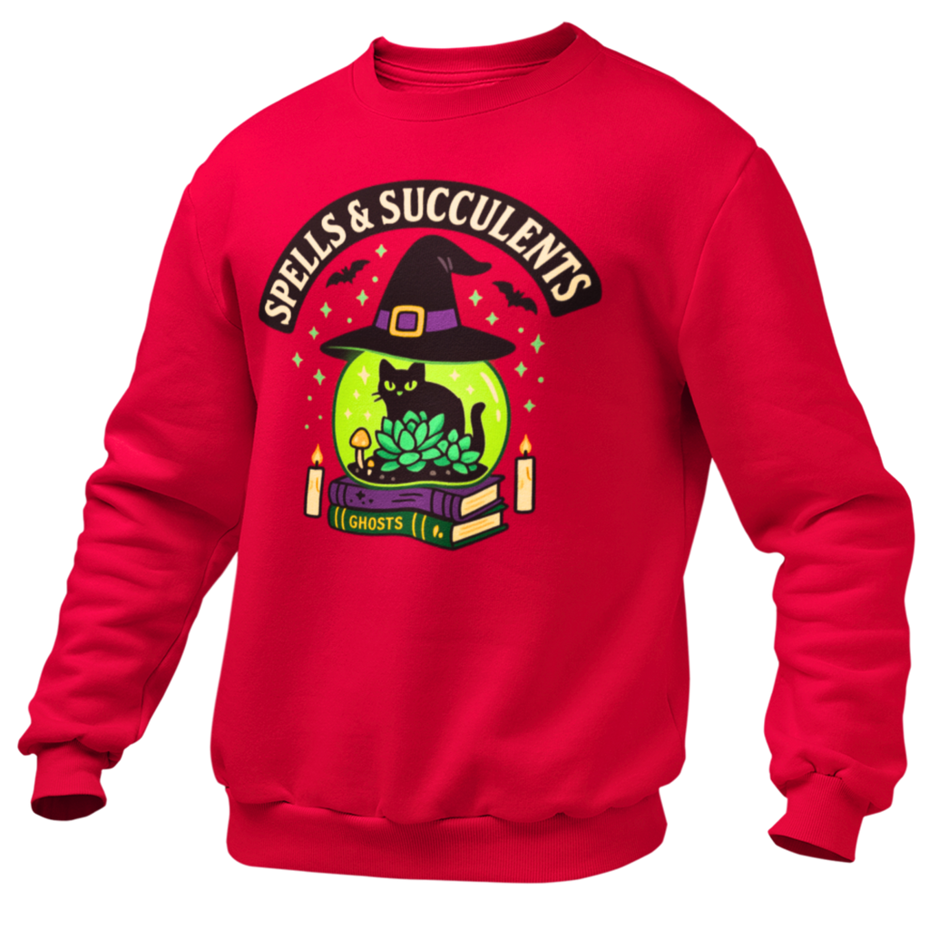 Witch's Hat and Succulent Magic Sweatshirt