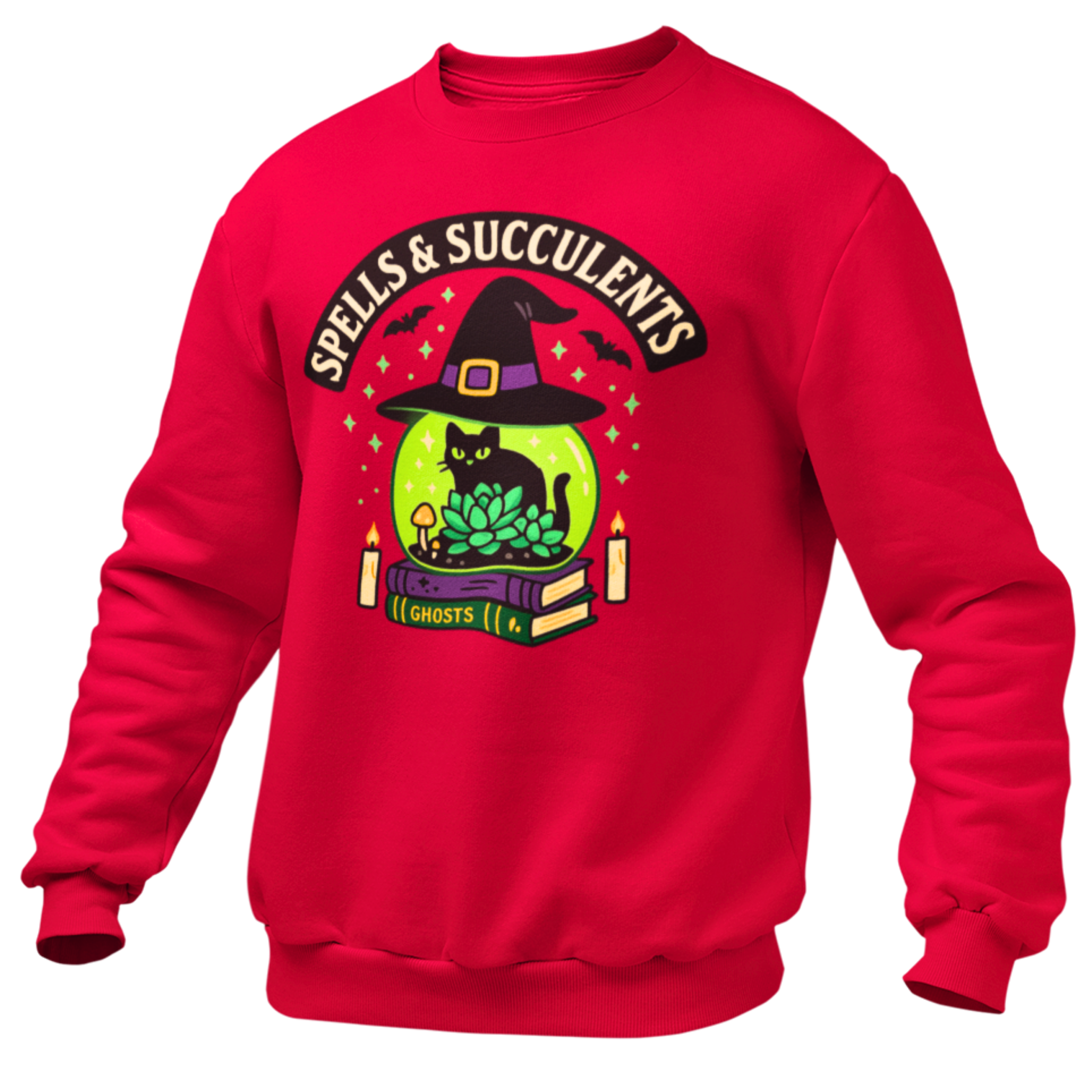 Witch's Hat and Succulent Magic Sweatshirt