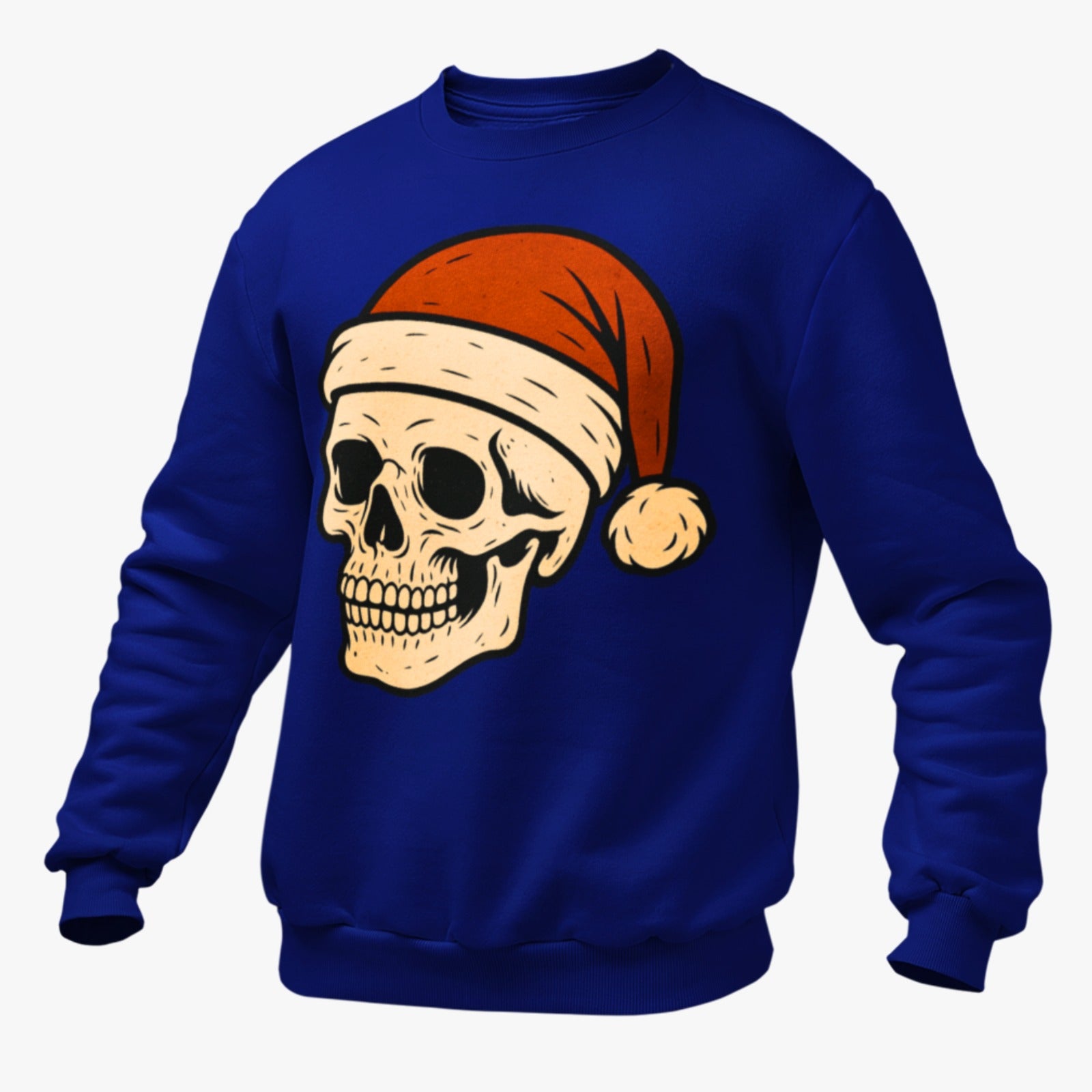 Skull with Santa Hat Sweatshirt