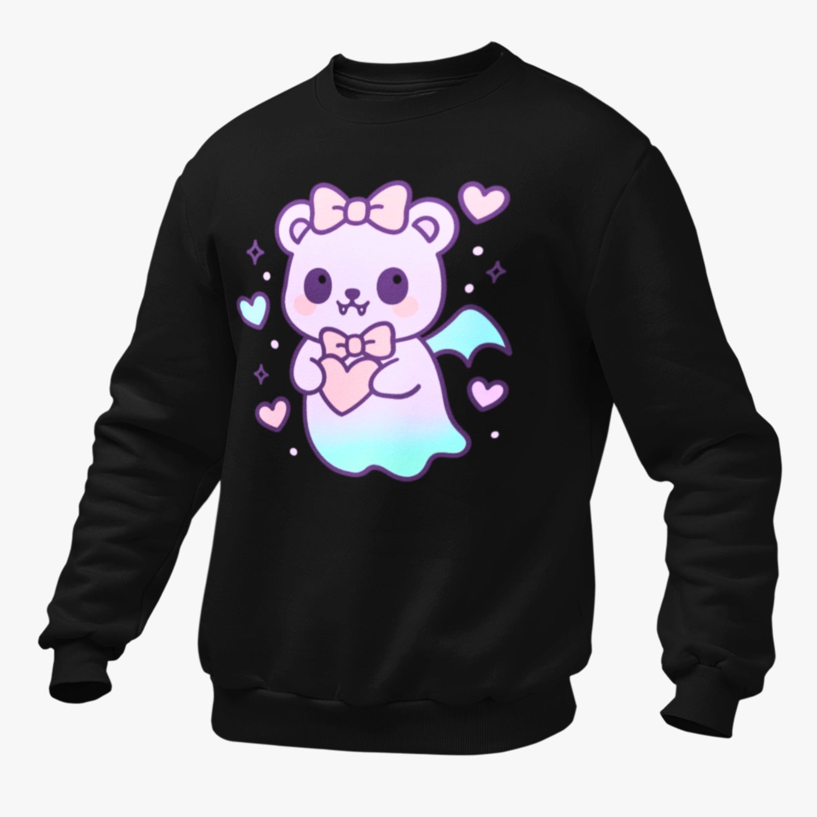 Kawaii Ghost Bear Sweatshirt