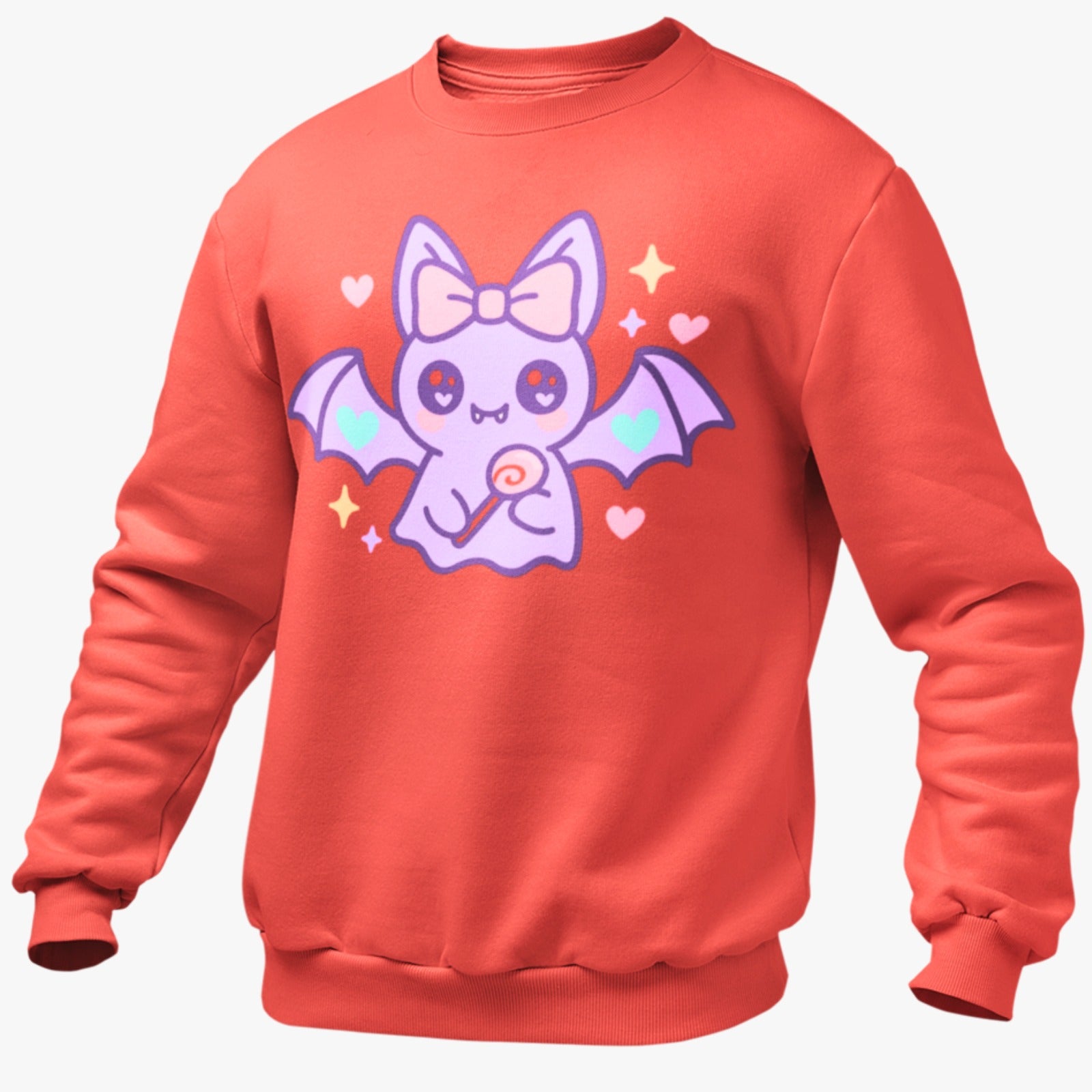 Kawaii Bat Halloween Sweatshirt
