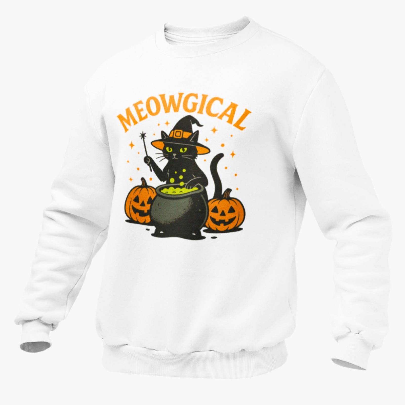 Meowgical Cat Cauldron Sweatshirt