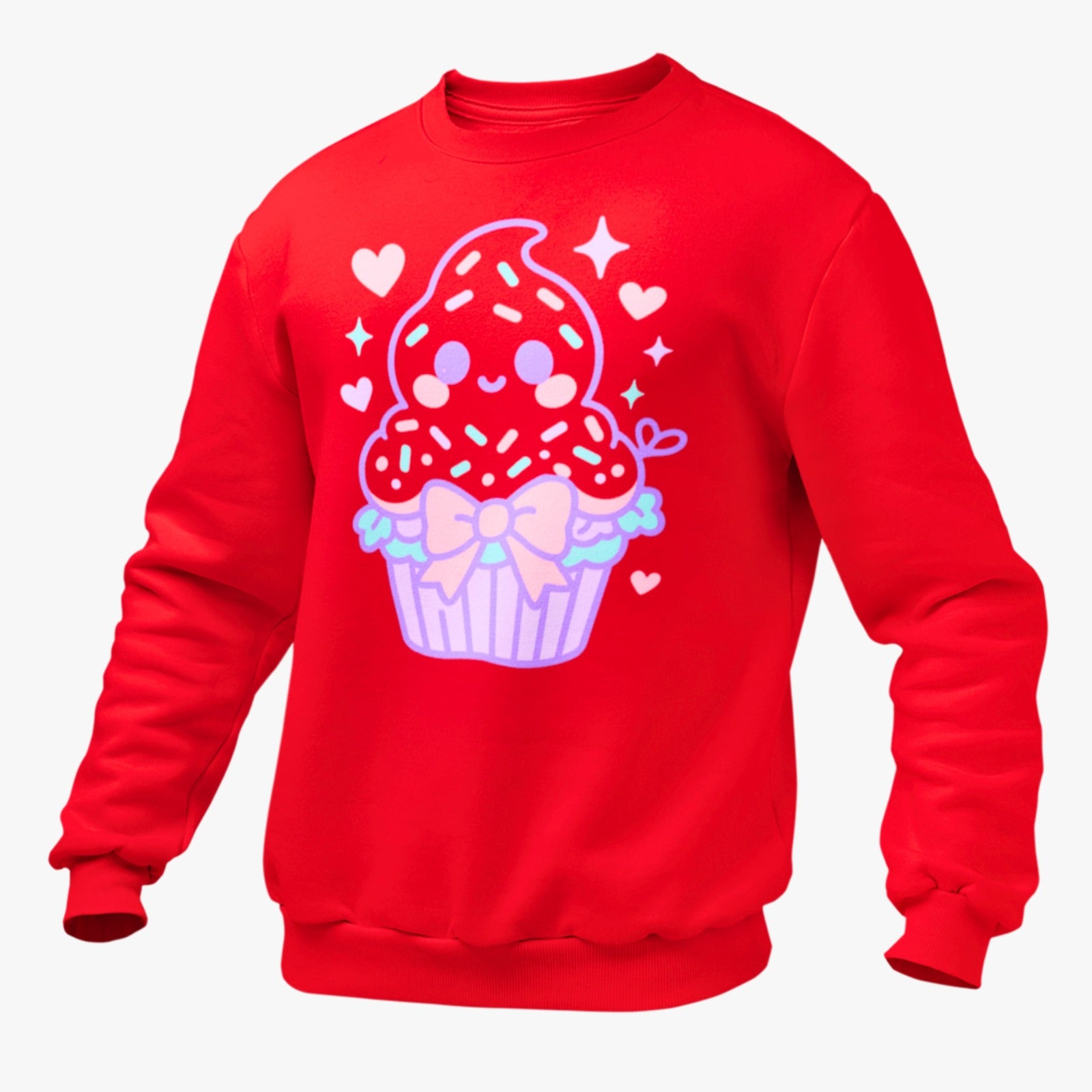 Kawaii Ghost Cupcake with Pastel Charm